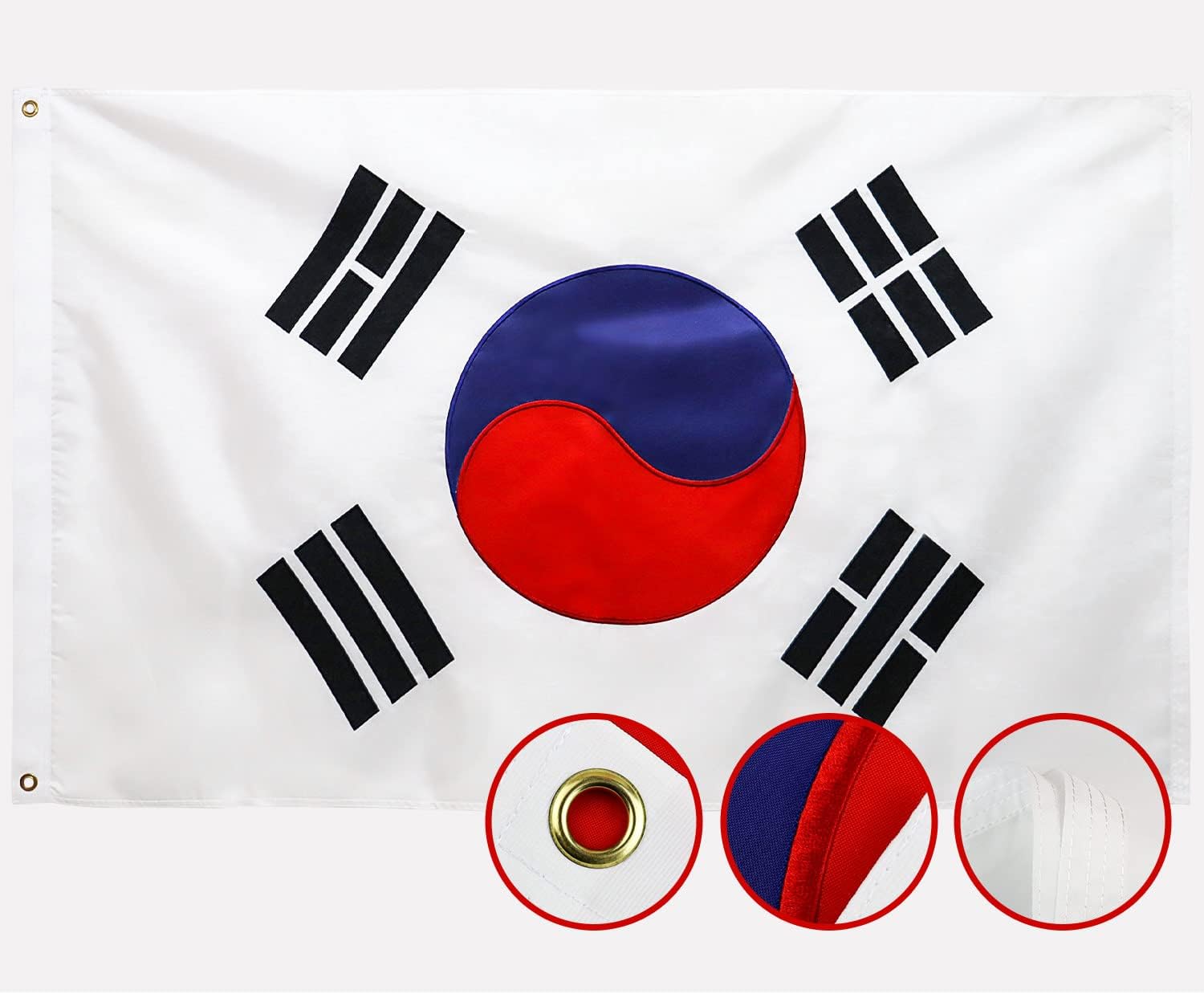 梁溪韩国国旗 3x5ft